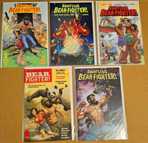 Shirtless Bear Fighter Volume 1: Issues #1-5 (Complete)