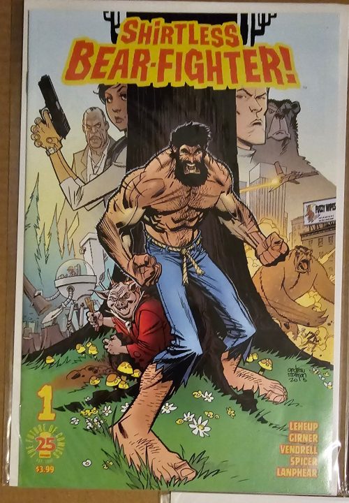 Shirtless Bear Fighter Volume 1: Issues #1-5 (Complete)