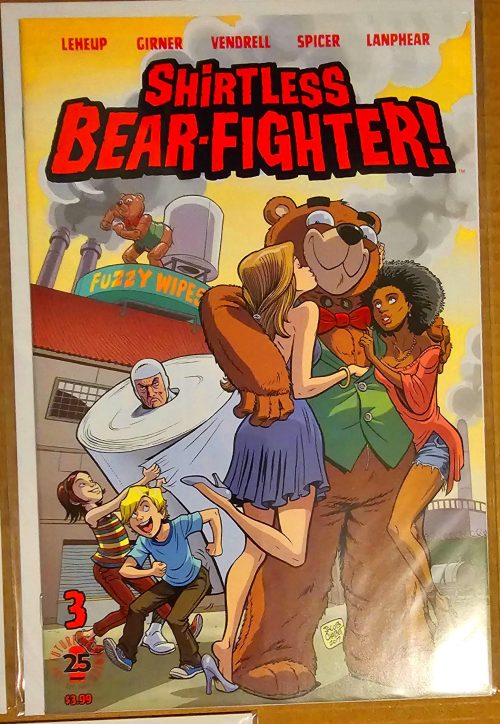 Shirtless Bear Fighter Volume 1: Issues #1-5 (Complete)