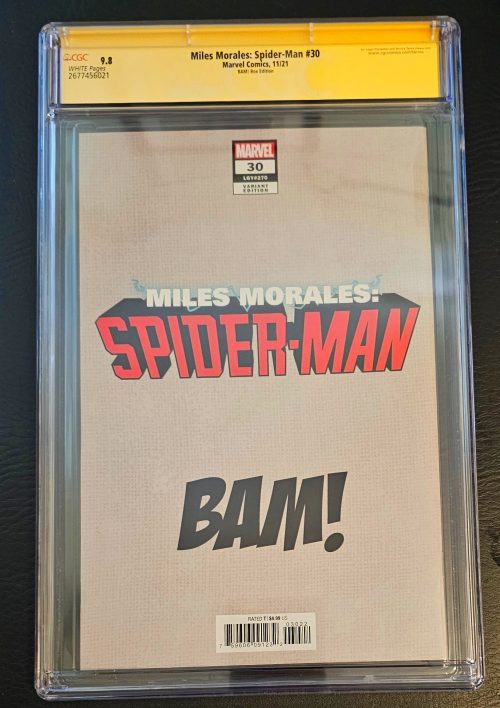 20240406_140027 Miles Morales: Spider-Man #30 - Tyler Kirkham Signed - CGC Graded 9.8