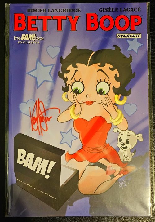 20240418_064900 Betty Boop #2 Comic Book Signed By Artist Ken Haeser Color Variant