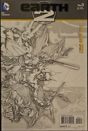Earth 2 Issue #0 Sketch Variant