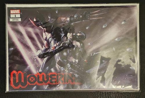 Wolverine #1 (2020) Fan Expo Red Logo Variant Dell'Otto Cover