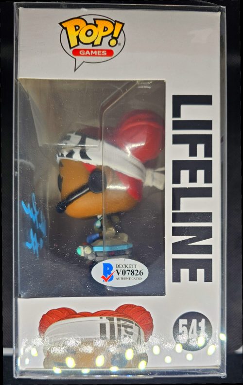 Funko POP! Vinyl: Apex Legends - Lifeline #541 Vaulted Signed Beckett Certified Signature Mela Lee