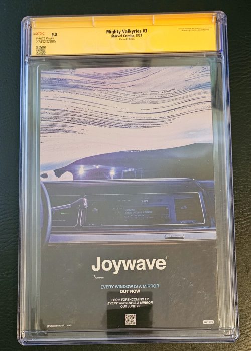 The Mighty Valkyries #3 (2021) CGC 9.8 Signature Series Signed By Tessa Thompson