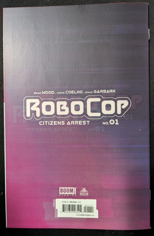 Robocop 1 Citizens Arrest Apr 2018 NM