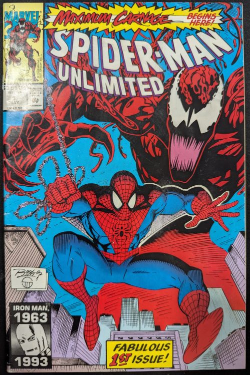 PXL_20250101_210717781 Spider-Man Unlimited #1 (Marvel Comics May 1993)