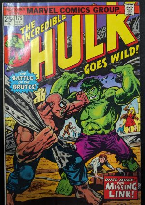 The Incredible Hulk 179 Sept 1974 VF+