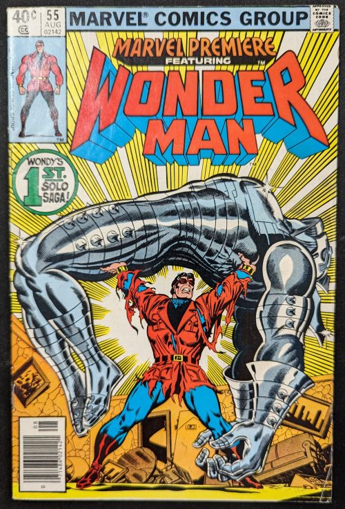 Marvel Premiere #55 1980 1st Solo Wonder Man! VF+