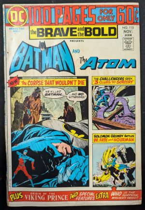 Batman and The Atom 115 Nov 1974 FN