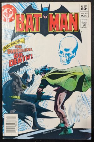 BATMAN #345 1982 VF | ROBIN FIRST APP. DR. DEATH
