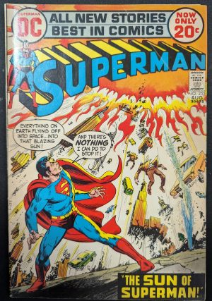 SUPERMAN 255 Aug 1972 - VG