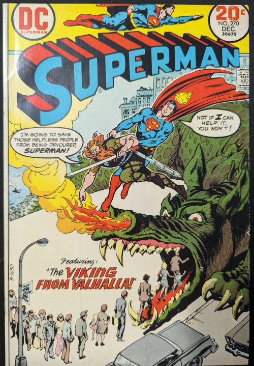 SUPERMAN 270 Dec 1973 VF+