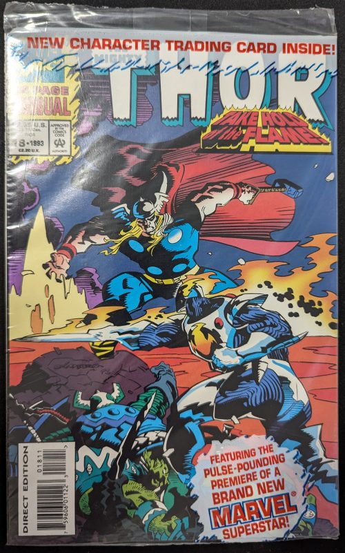 THOR ANNUAL #18 1993 NEAR MINT 1st Cameo Lady Loki Sealed Polybagged