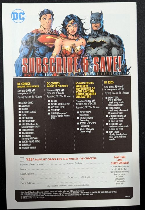 Aquaman 452 - Legion of Collectors M/NM