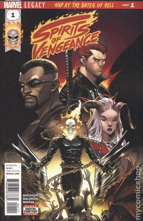 4403482 Spirits of Vengeance 2017 #1-5 NM