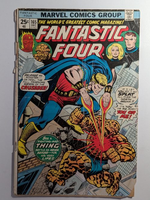PXL_20250310_010709091.PORTRAIT.ORIGINAL Fantastic Four #165 Dec 1st app. Frankie Ray - Poor