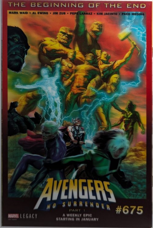 Avengers #672 (2017) - Lenticular Cover - Avengers #53 - NM