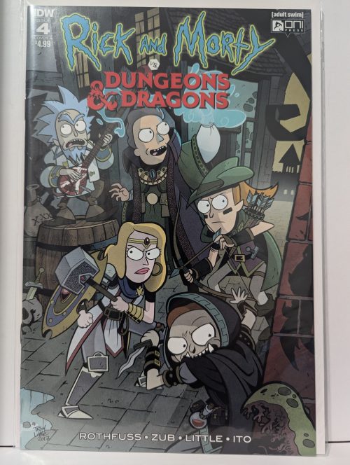 Rick and Morty Dungeons and Dragons #1-4 2018 Full Series NM