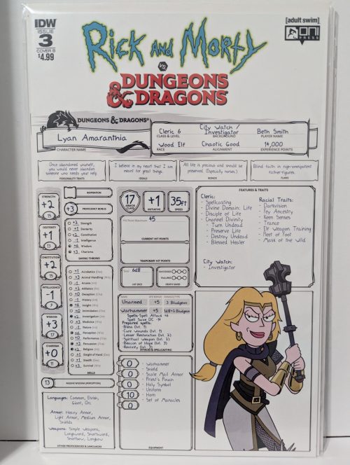 Rick and Morty Dungeons and Dragons #1-4 2018 Full Series NM