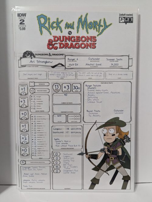 Rick and Morty Dungeons and Dragons #1-4 2018 Full Series NM