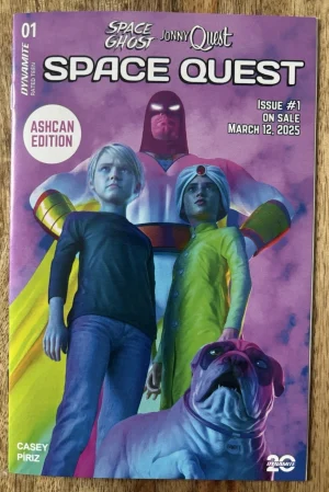 Space Ghost/Johnny Quest Space Quest Ashcan Edition Dynamite March 2025