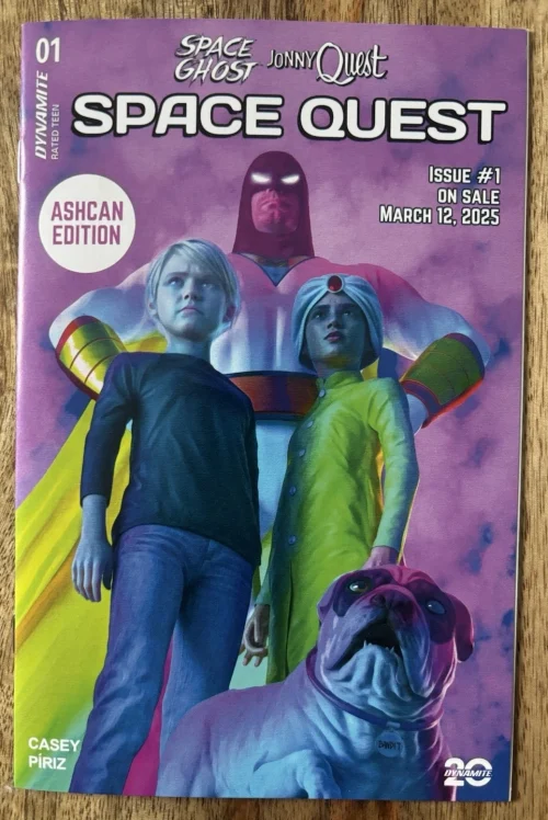 Space Ghost/Johnny Quest Space Quest Ashcan Edition Dynamite March 2025